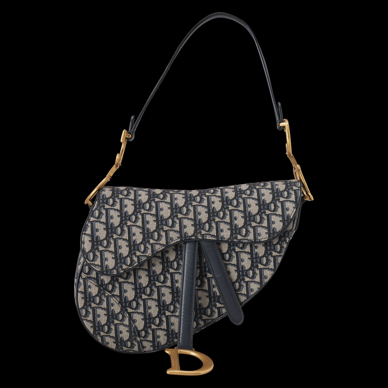 CHRISTIAN DIOR(USED)크리스찬디올 새들백 미듐 & 스트랩